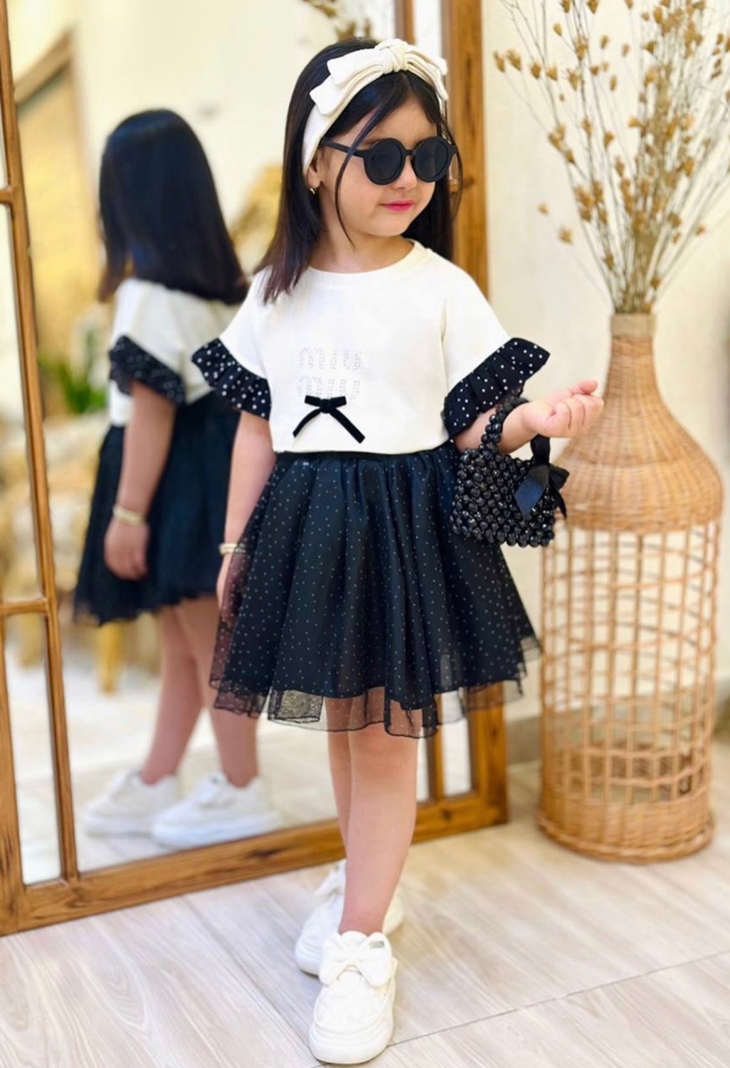 کراپ دامن/دخترانه/miumiu