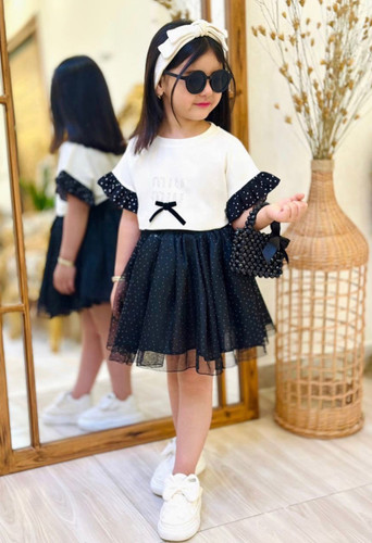 کراپ دامن نخ پنبه دخترانه 2 تا 12سال